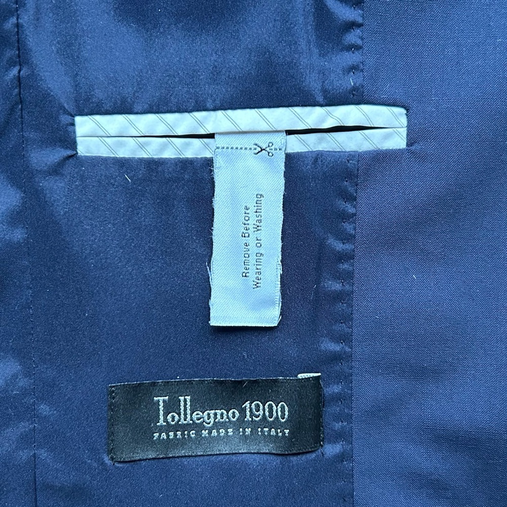 NEW J. CREW NAVY BI-STRETCH CAMPBELL BLAZER SIZE 2 - Picture 7 of 8
